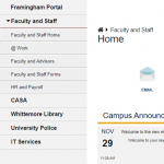 Faculty/Staff Navigation